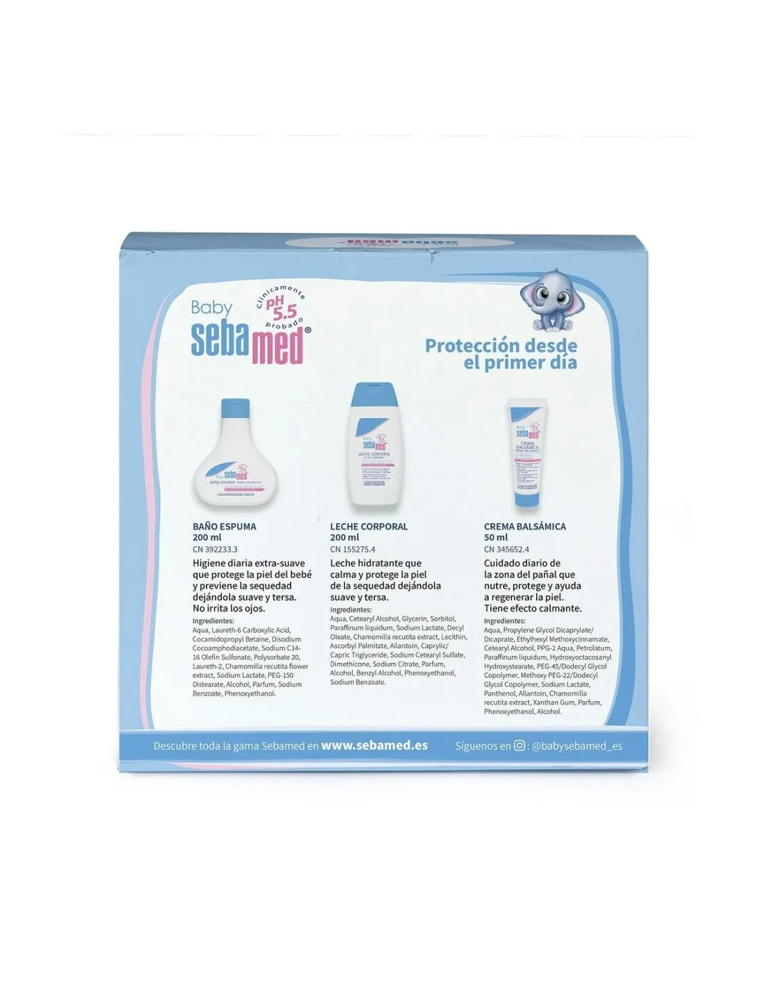 Set Regalo per Neonati Sebamed Sebi (4 Pezzi)
