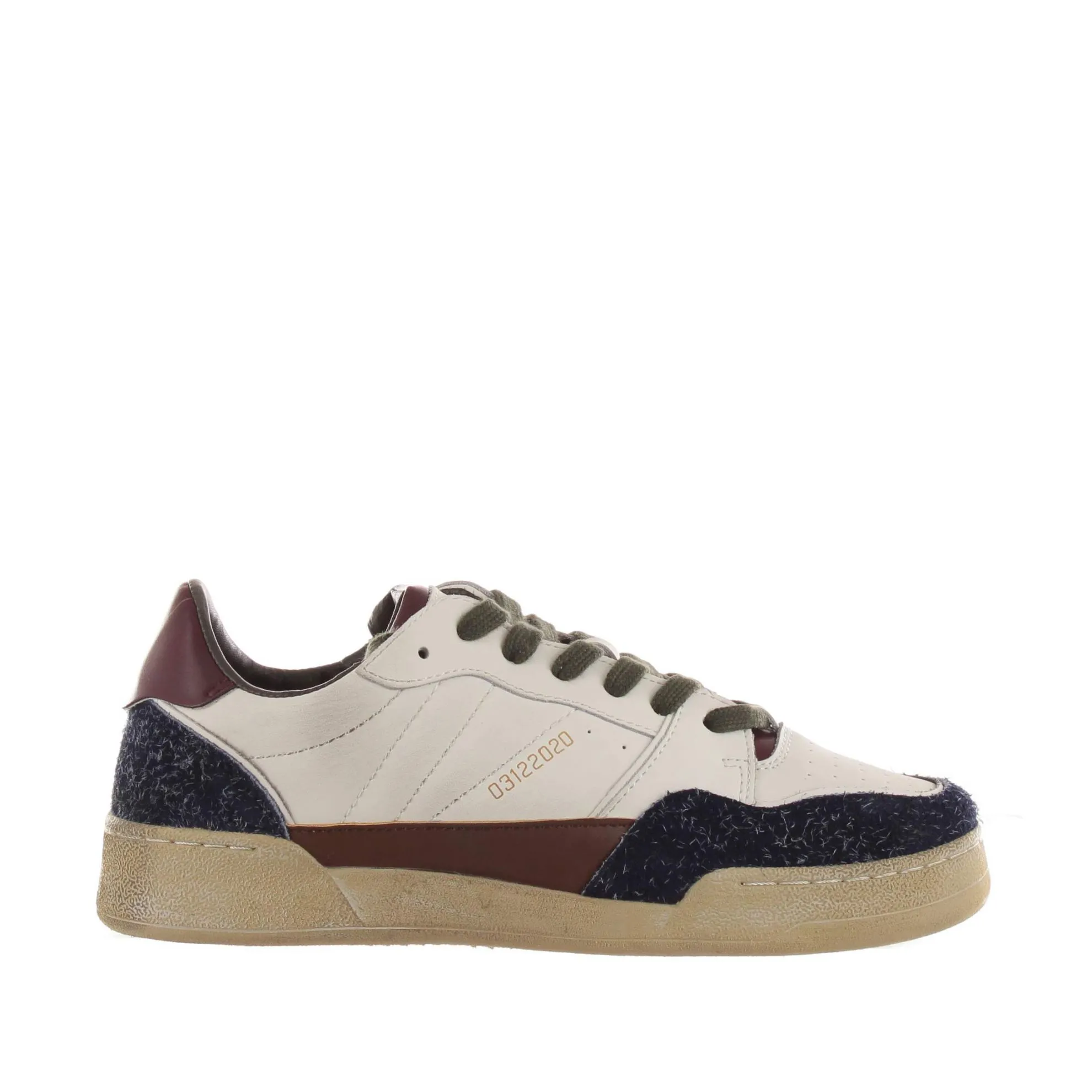 Sneaker jhonny in pelle e camoscio