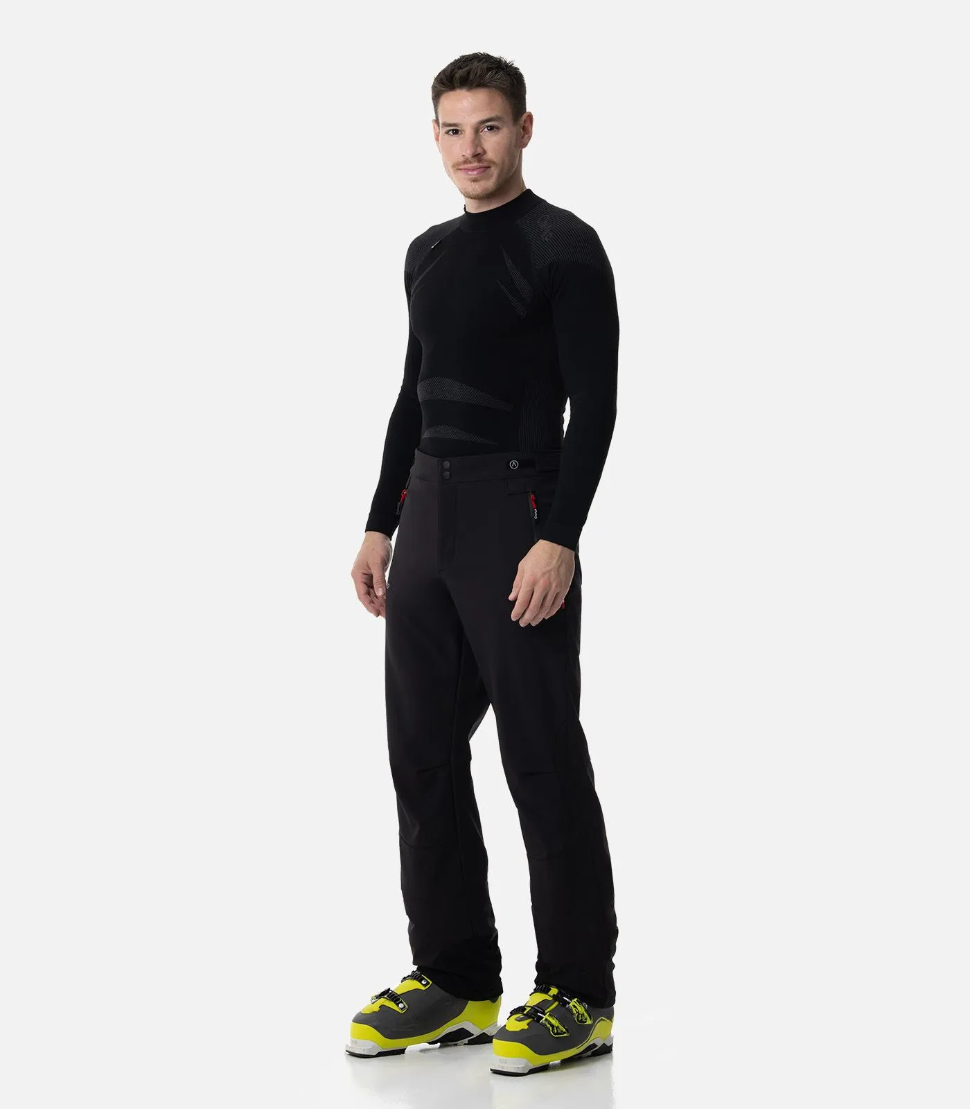 SNOW PANT- Uomo Pantaloni Softshell da Sci