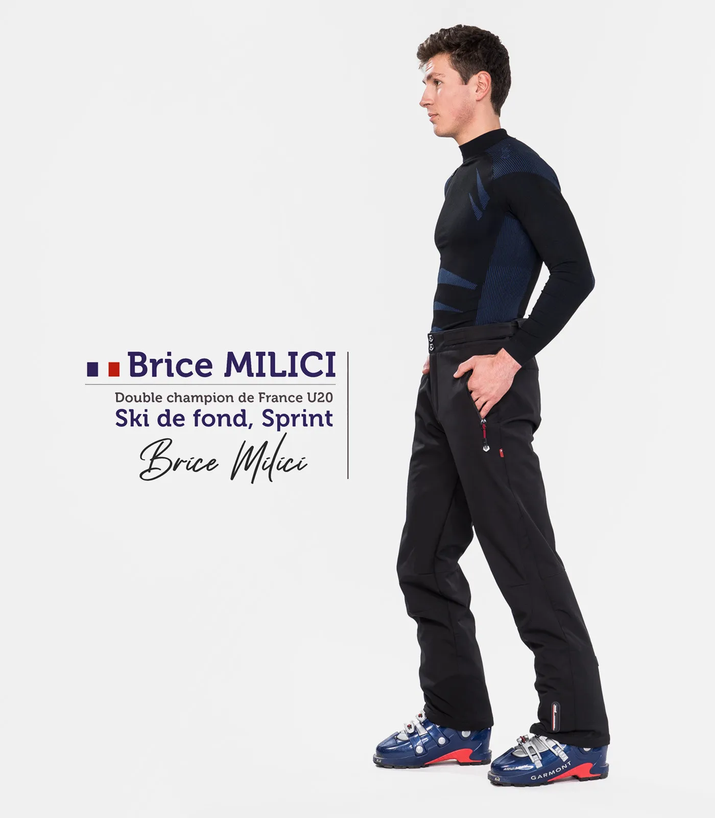 SNOW PANT- Uomo Pantaloni Softshell da Sci