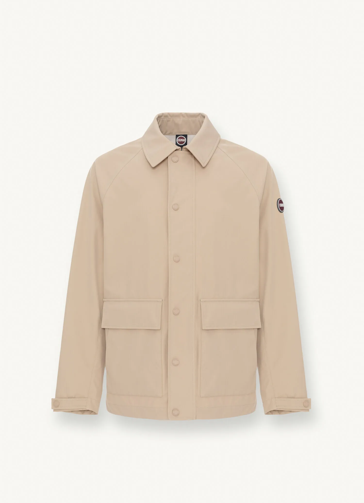 Softshell jacket with shirt collar