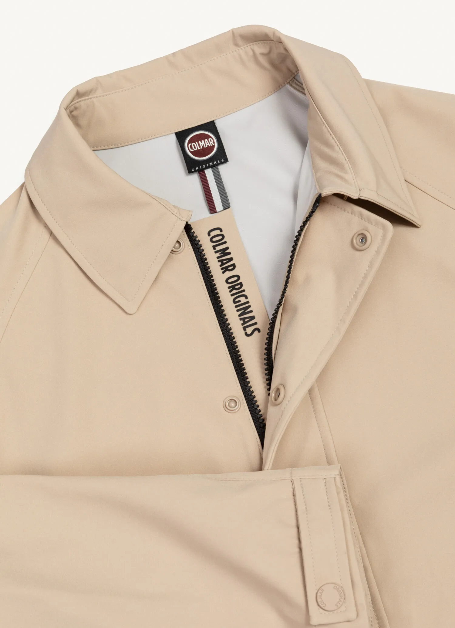 Softshell jacket with shirt collar