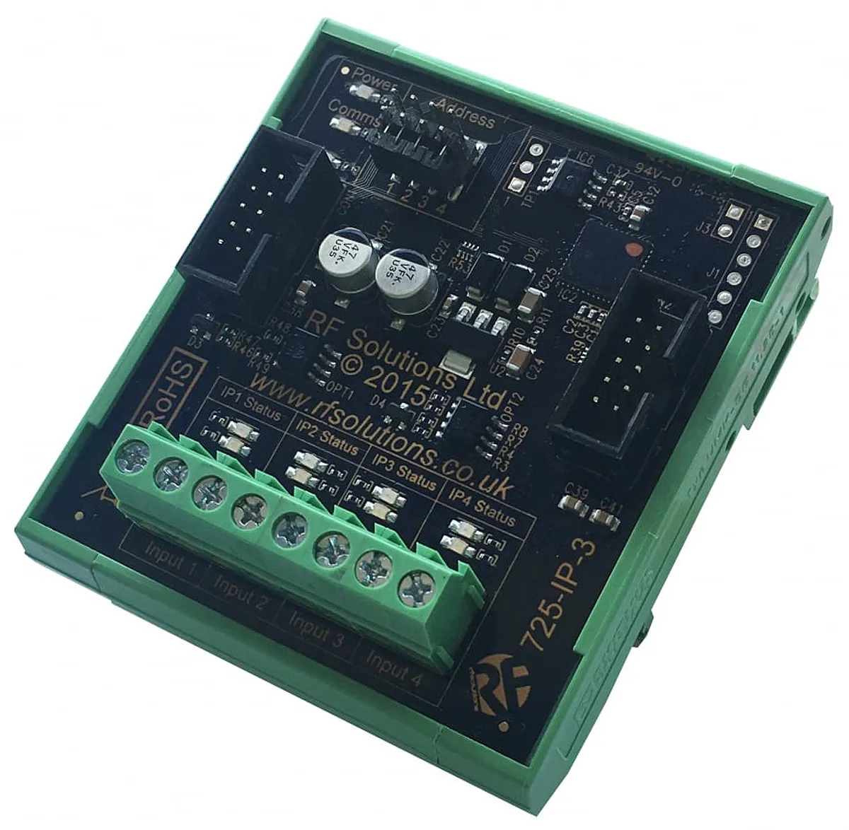 Stazione per controllo remoto RF Solutions 725-IP, Modulo di ingresso