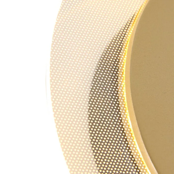 Steinhauer Lido Plafoniera LED Oro, Nero, 1-Luce