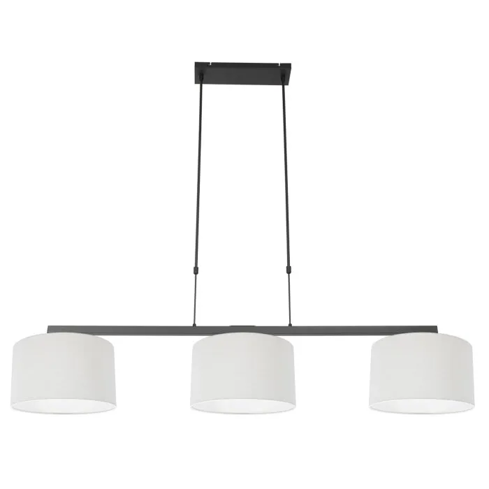 Steinhauer Stang Lampada a Sospensione Nero, 3-Luci