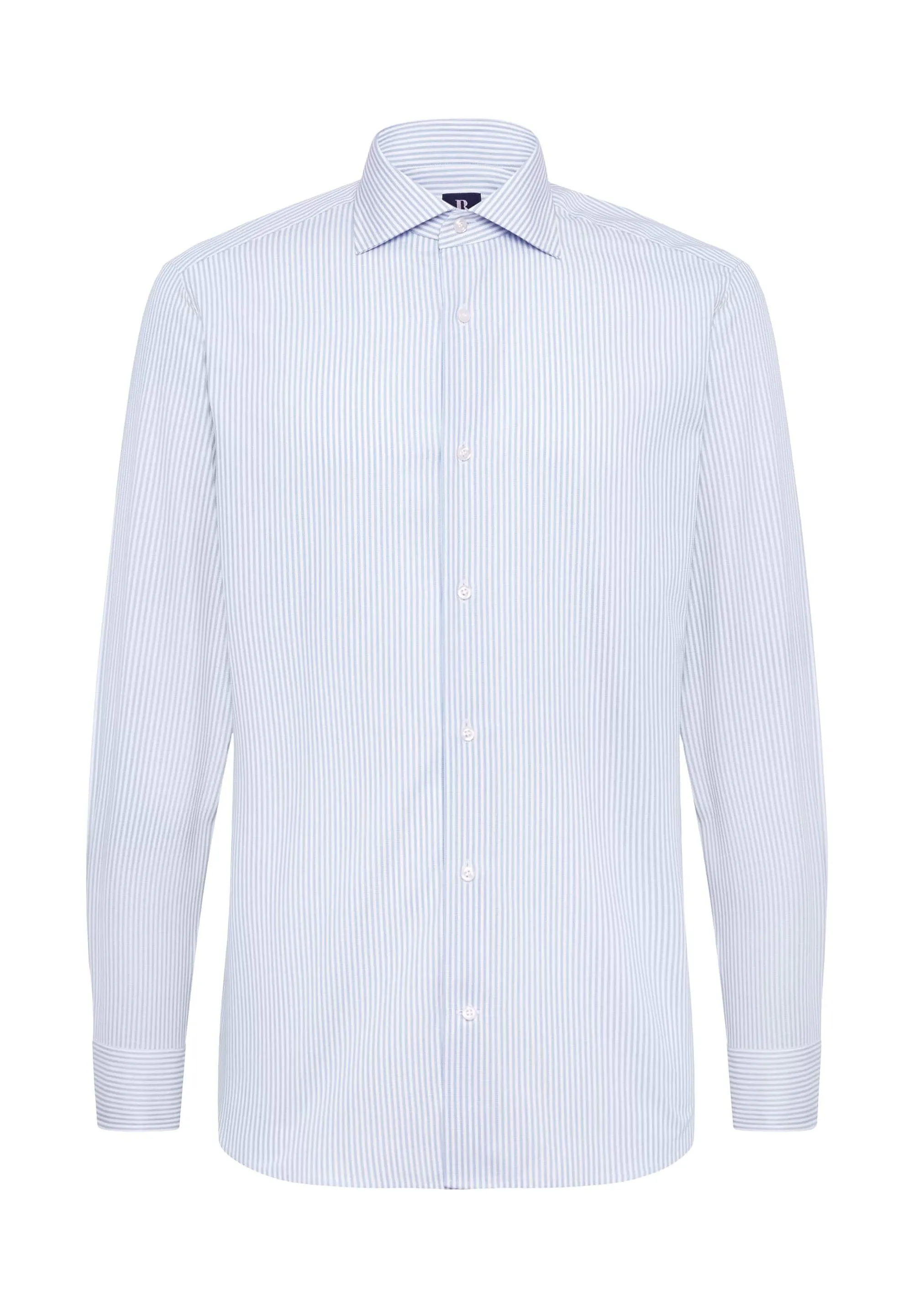STRIPED DOBBY WINDSOR COLLAR - Camicia elegante