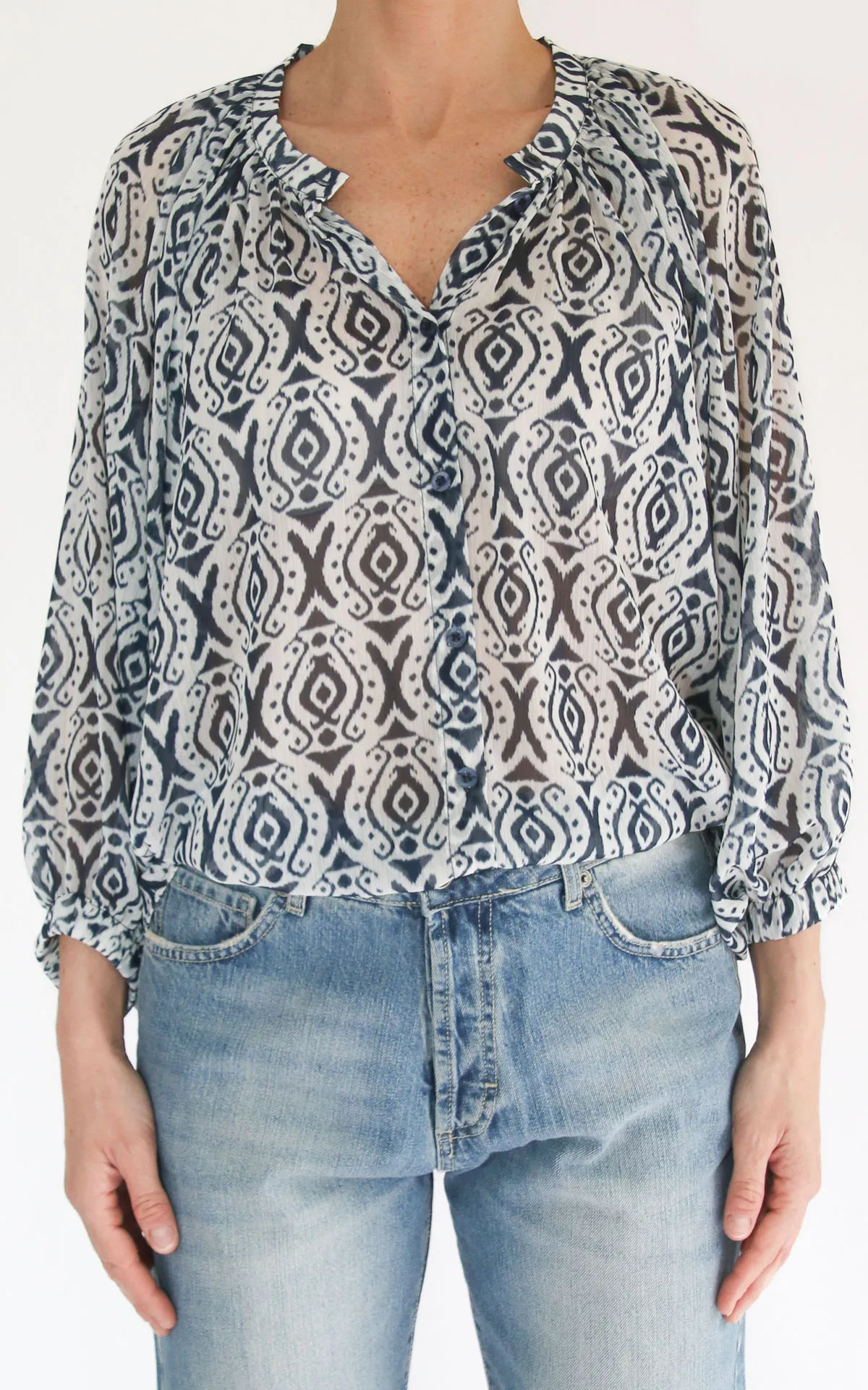 Susymix – Camicia manica ampia – Blu