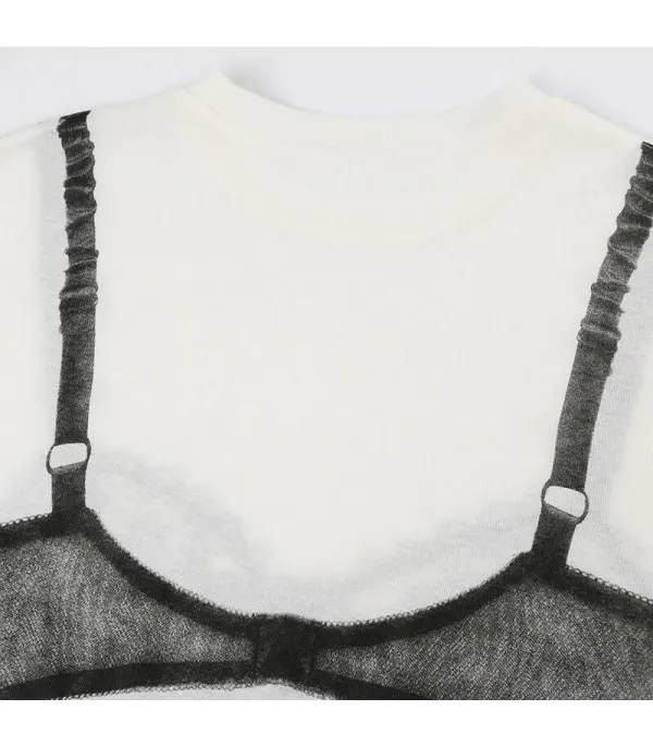 T-shirt Lingerie bralette
