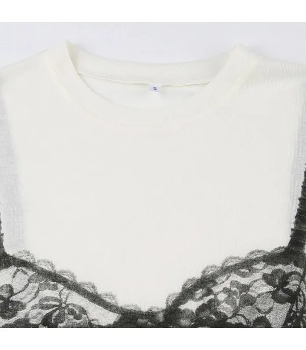 T-shirt Lingerie bralette