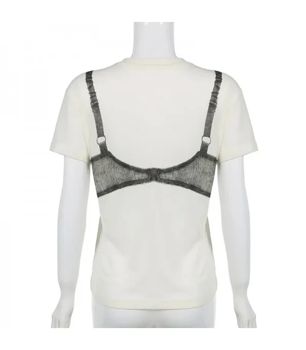 T-shirt Lingerie bralette