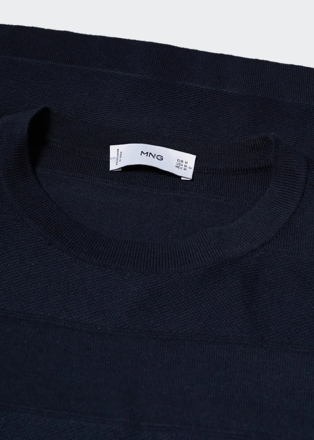 T-shirt maglia cotone texture righe