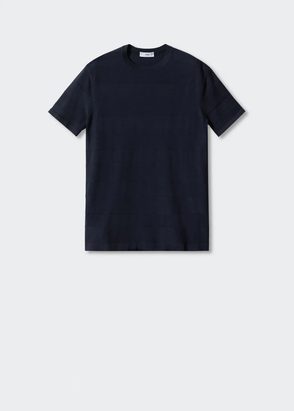 T-shirt maglia cotone texture righe