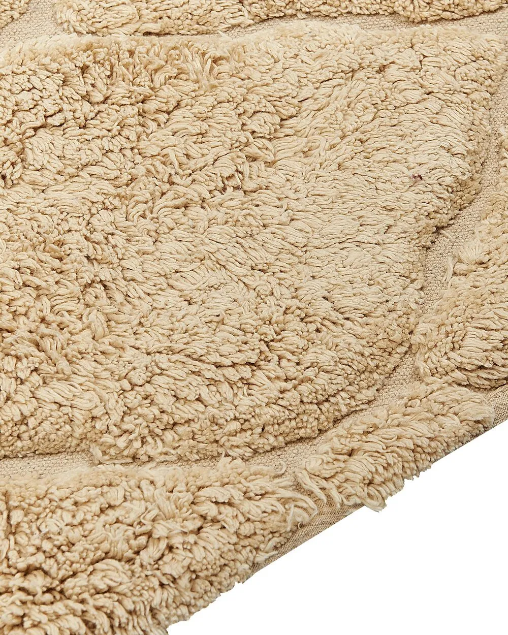 Tappeto cotone beige 80 x 150 cm SANLIURFA