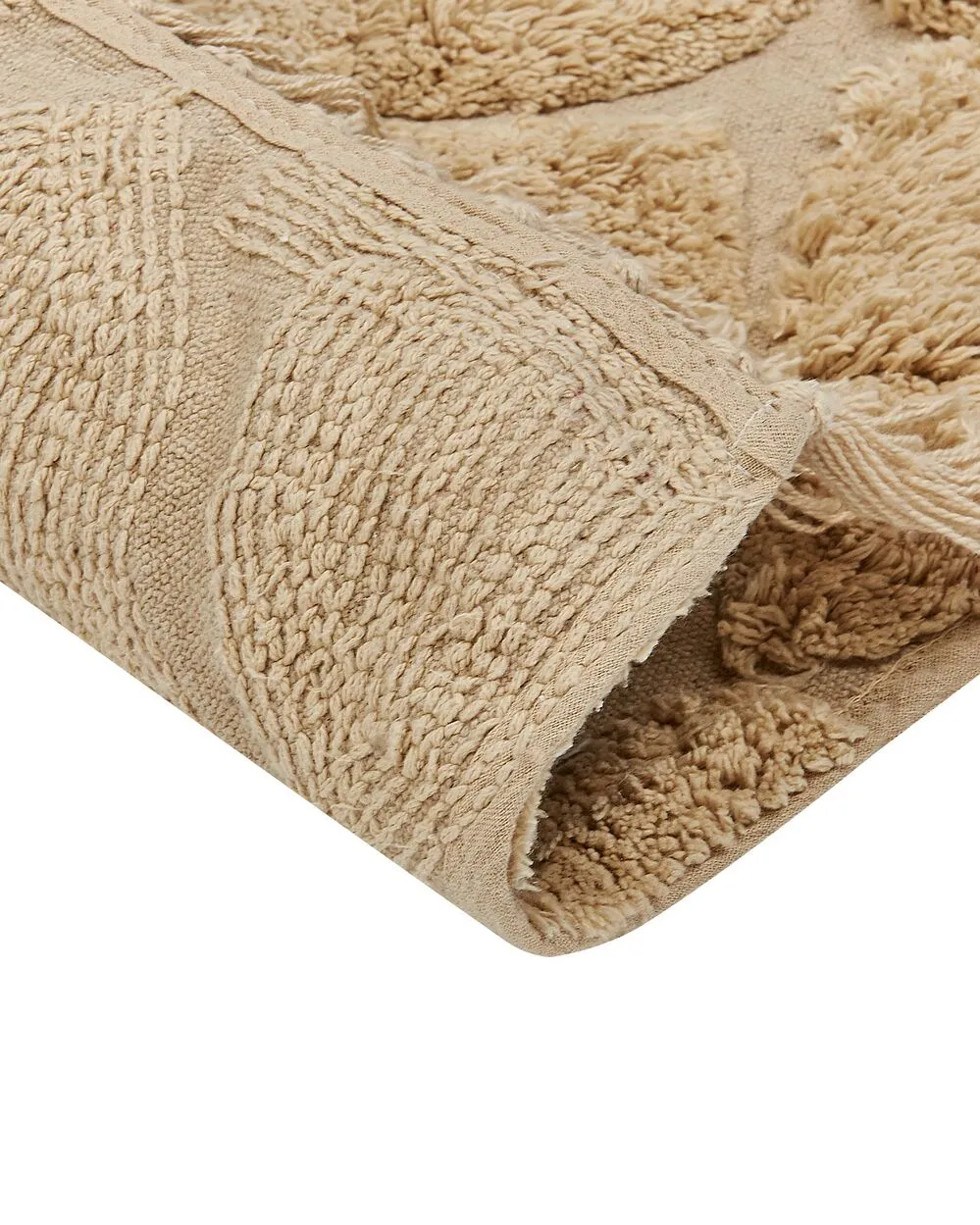 Tappeto cotone beige 80 x 150 cm SANLIURFA