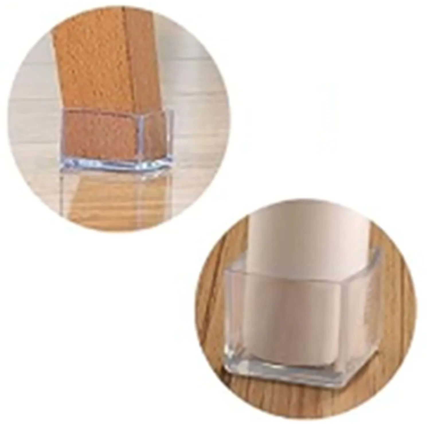 Tappi proteggi pavimento Metaldecor quadrati 25x25 mm