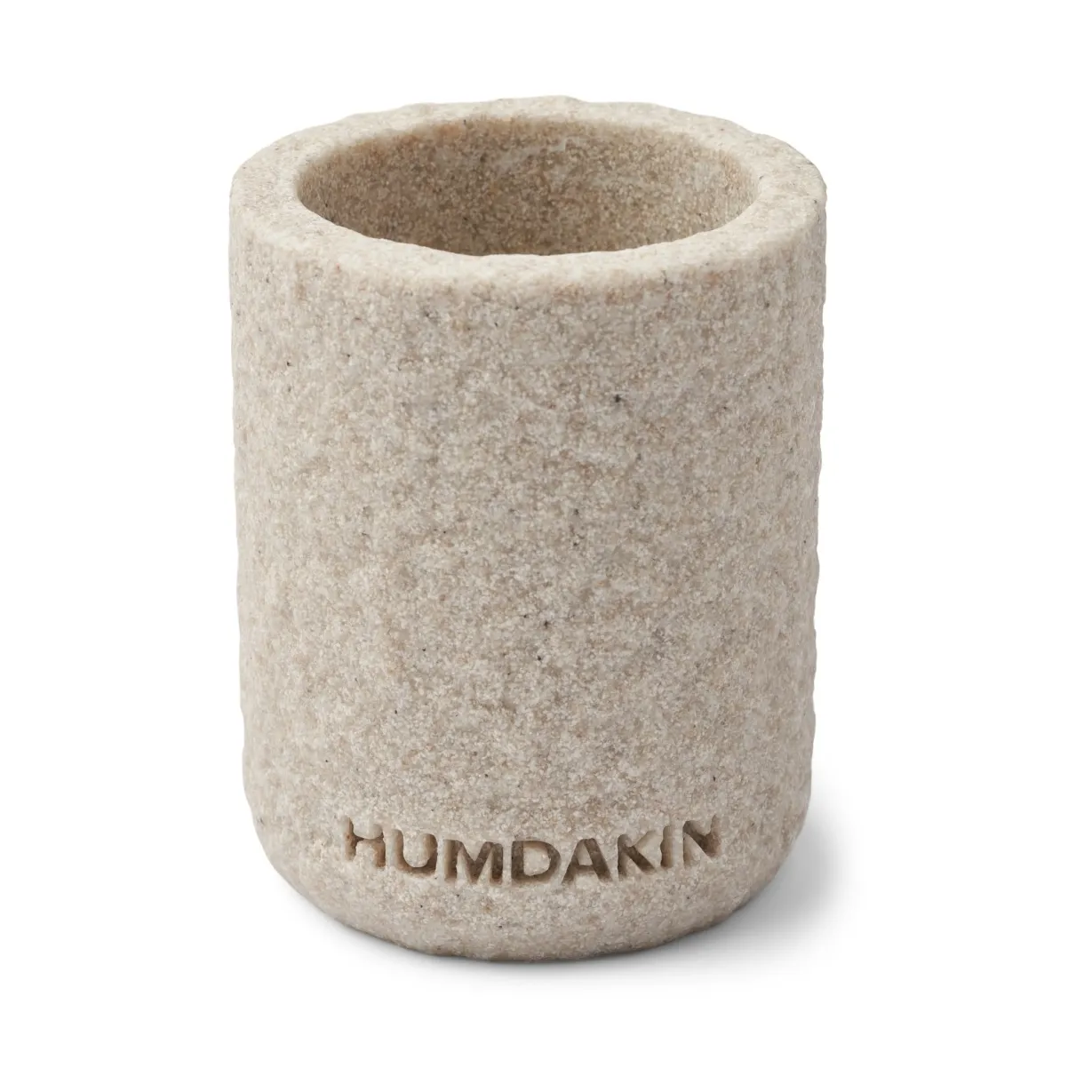Tazza portaspazzolini Humdakin Sandstone, 10 cm.jn{font-size:18px}Colore naturale