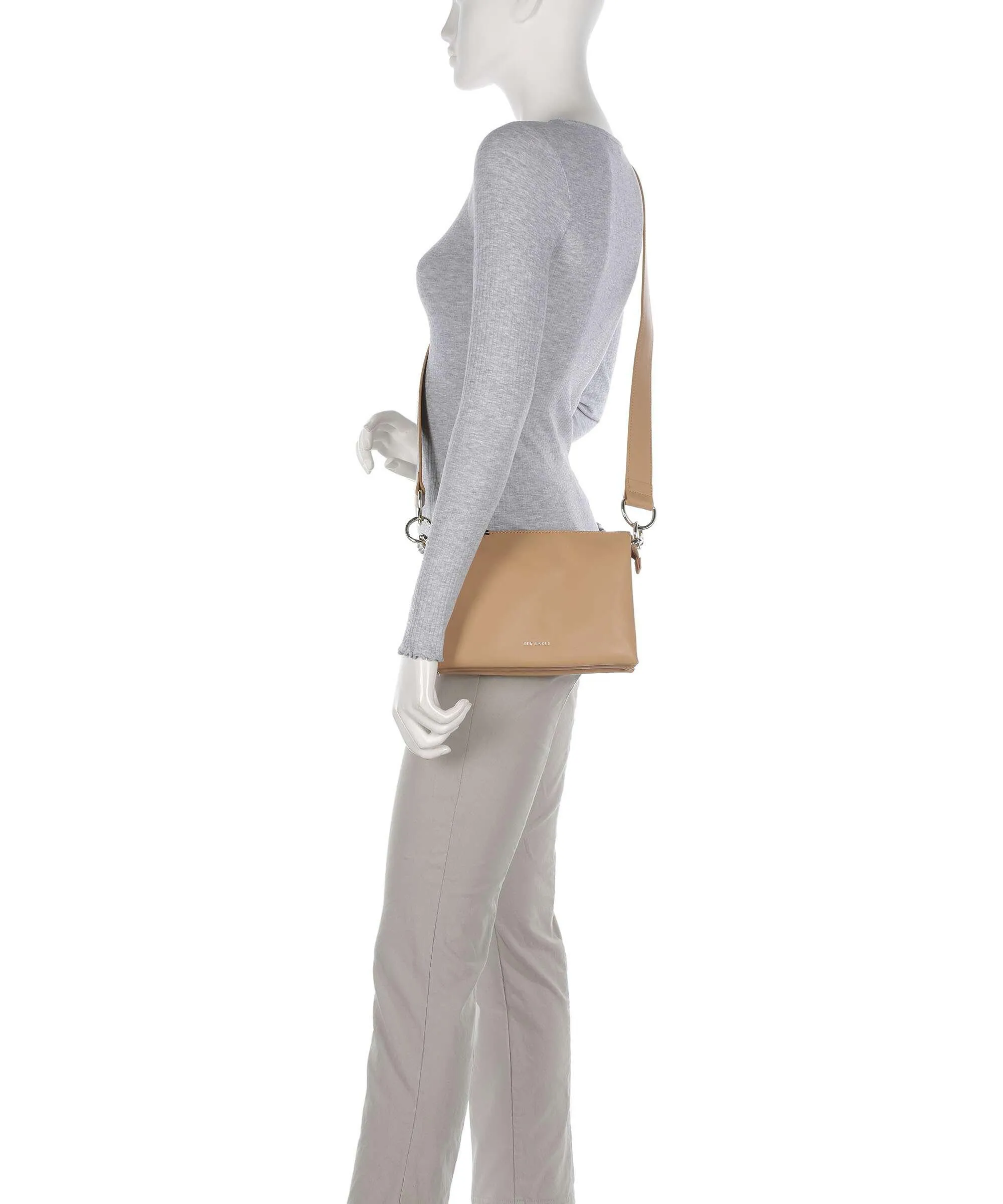  Ted Baker Darceyy Borsa a tracolla pelle di vacchetta liscia taupe  