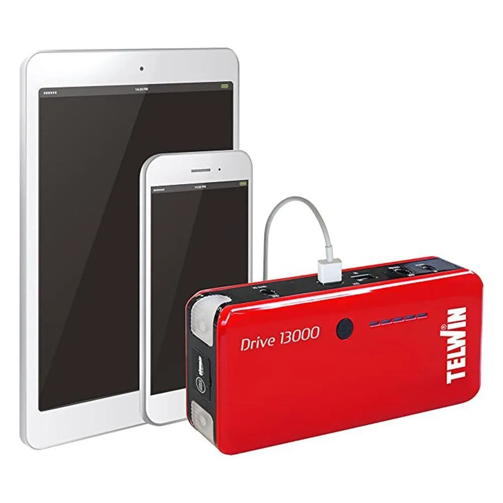 TELWIN - Avviatore portatile DRIVE 13000 ultracompatto 12V 