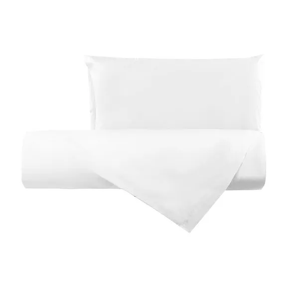 Tendenza floreale Parure copripiumino bifaccia bianco cotone piazza e mezza