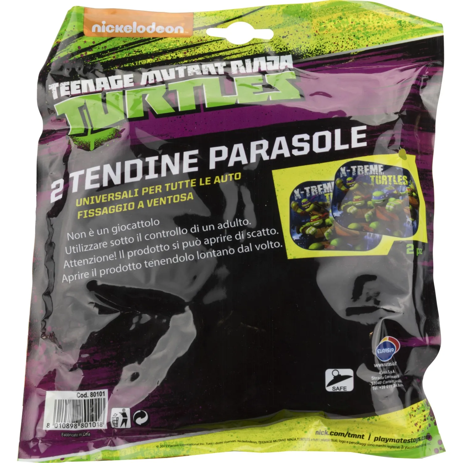 Tendine auto disney turtle