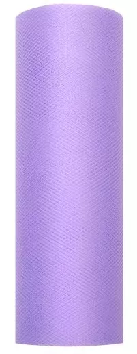 Tessuto in tulle lilla 9m x 15cm