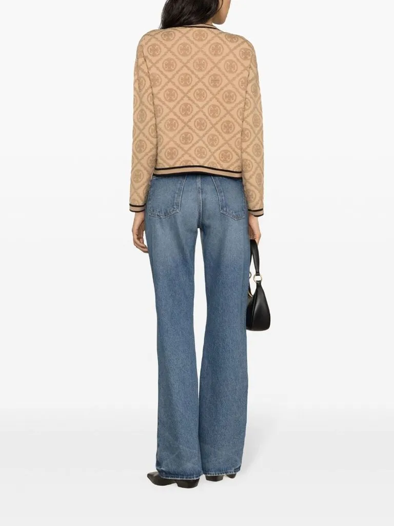 tory burch Cardigan motivo monogramma