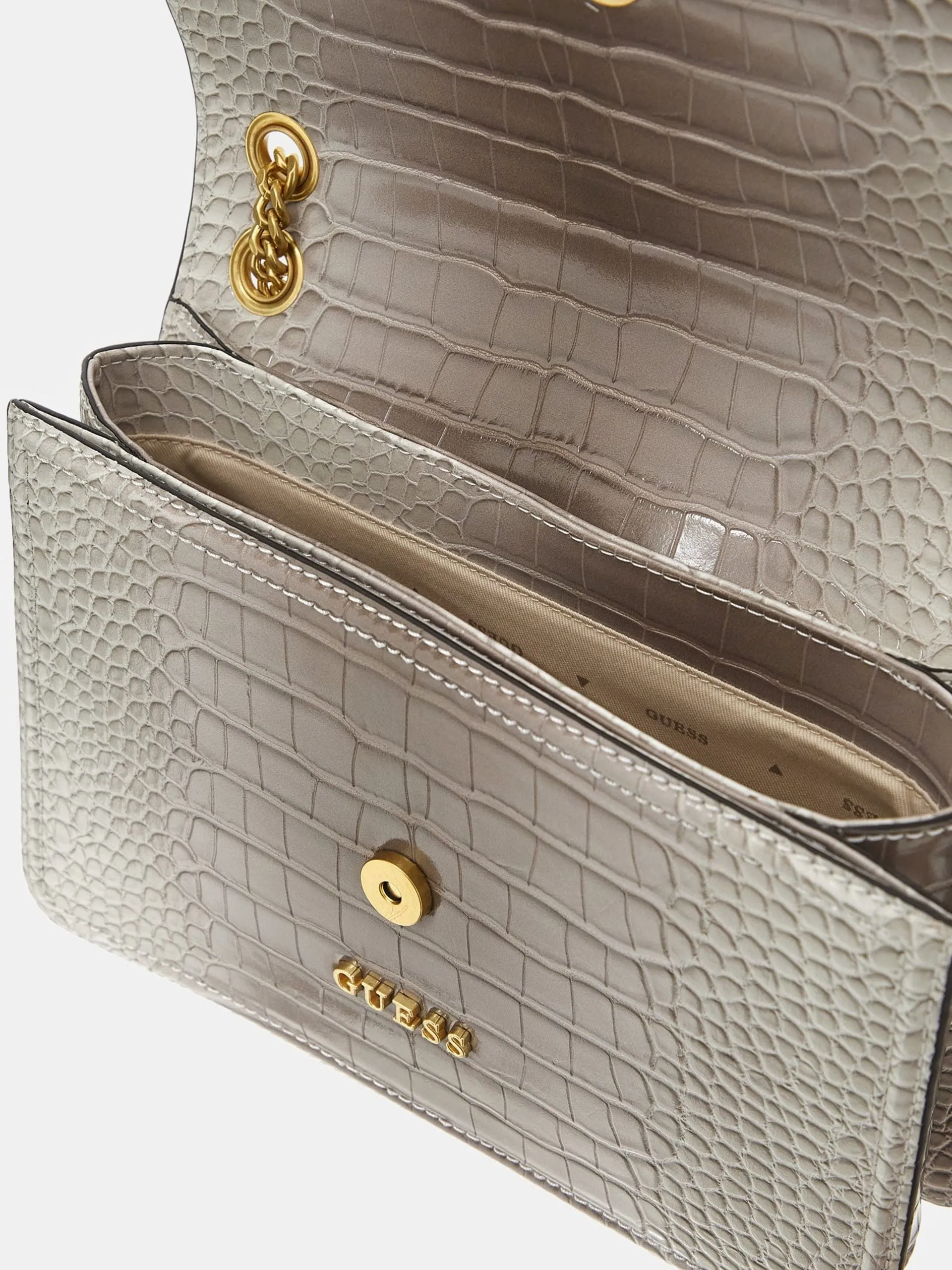 Tracolla g james stampa cocco guess