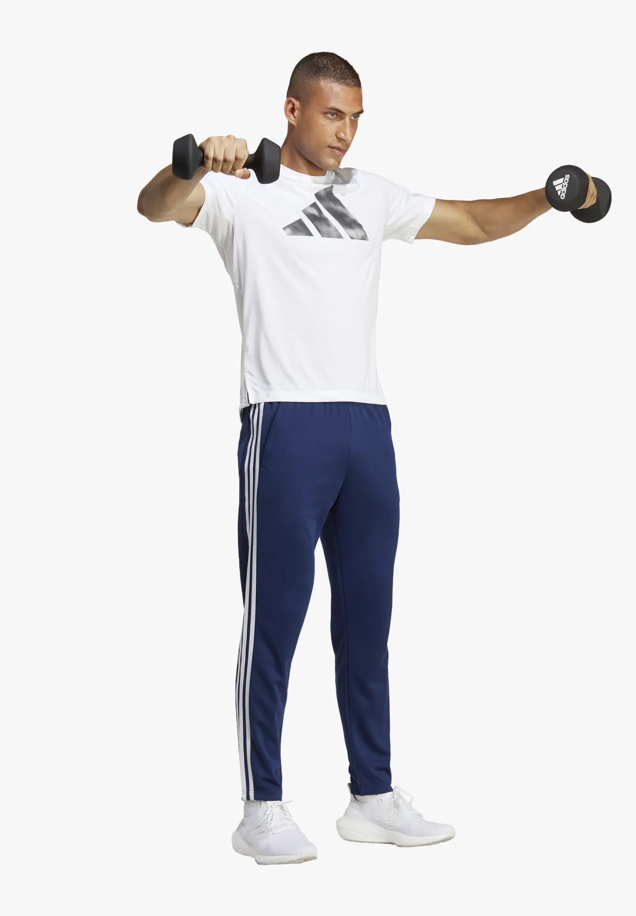 TRAIN ESSENTIALS 3 STRIPES - Pantaloni sportivi