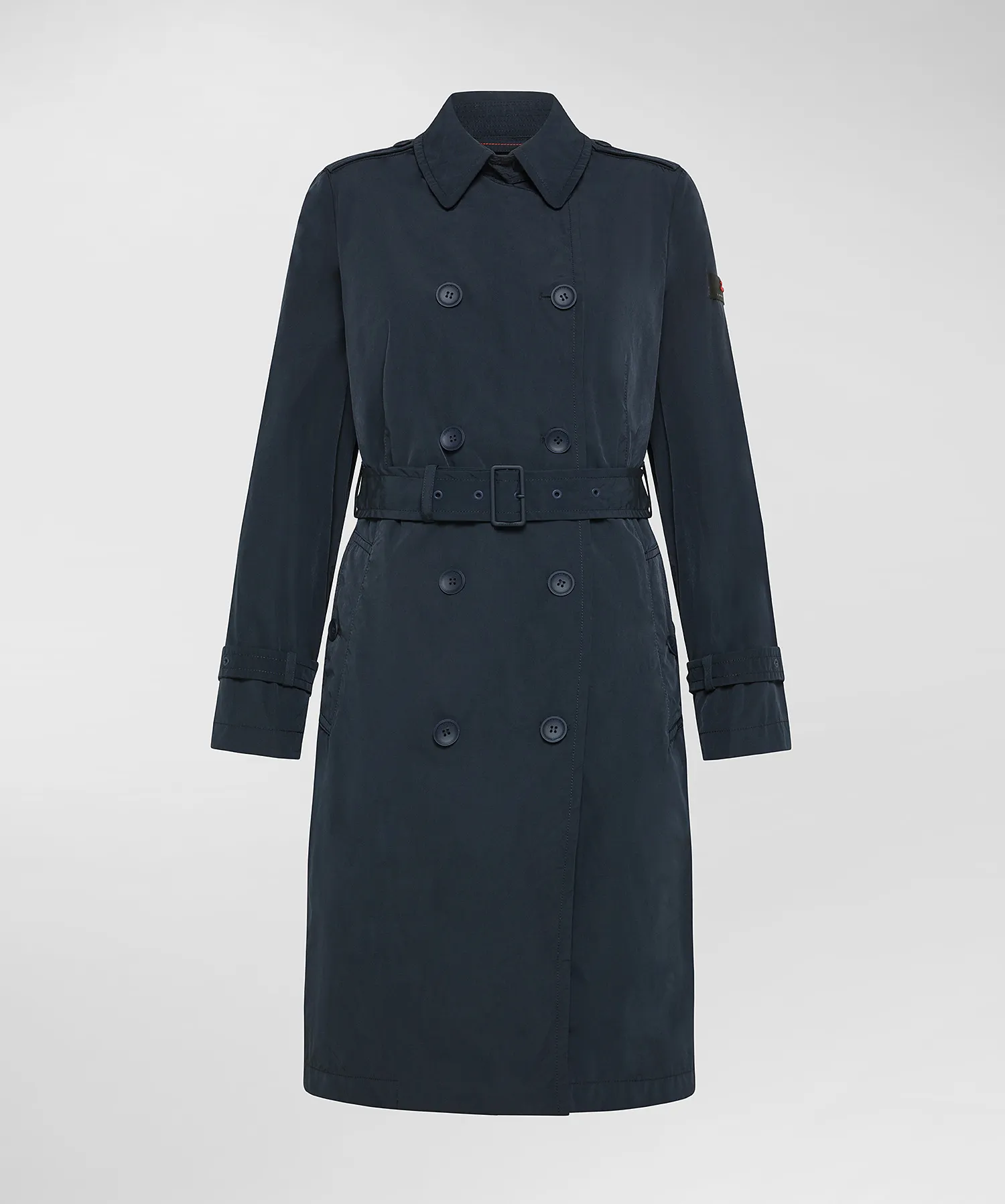 Trench idrorepellente con cintura