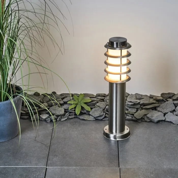 Tunes Lampioncino Segnapasso Nichel opaco, 1-Luce