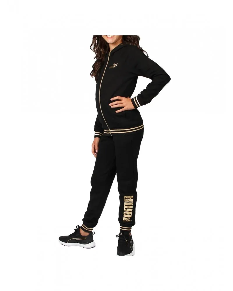 Tuta  Puma con Cappuccio Gold Metallic (847608)