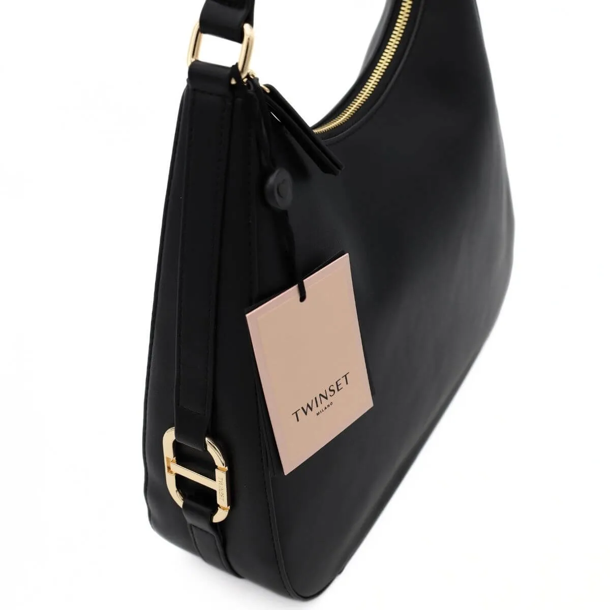 TWINSET BORSA HOBO TB7232 A SPALLA NERO  