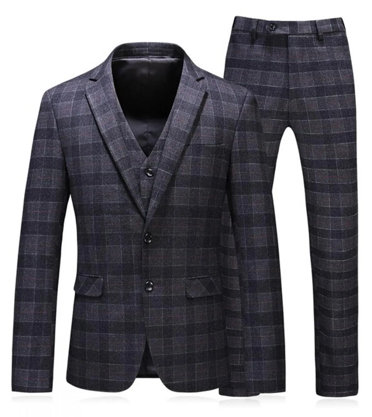 Ultimo cappotto pantalone abito da sposo pettinato italiano uomo abito da lavoro formale abito nero a due bottoni  abito da spo