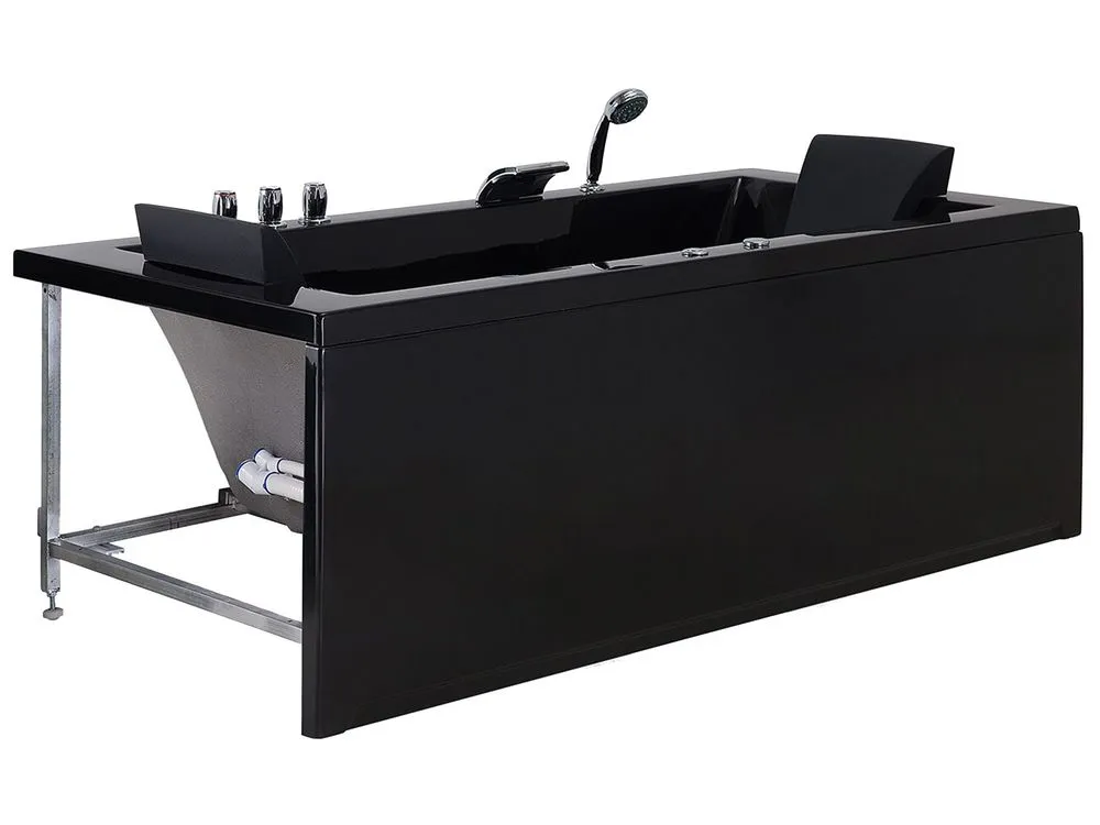 Vasca da bagno idromassaggio versione destra color nero 183 x 90 cm VARADERO