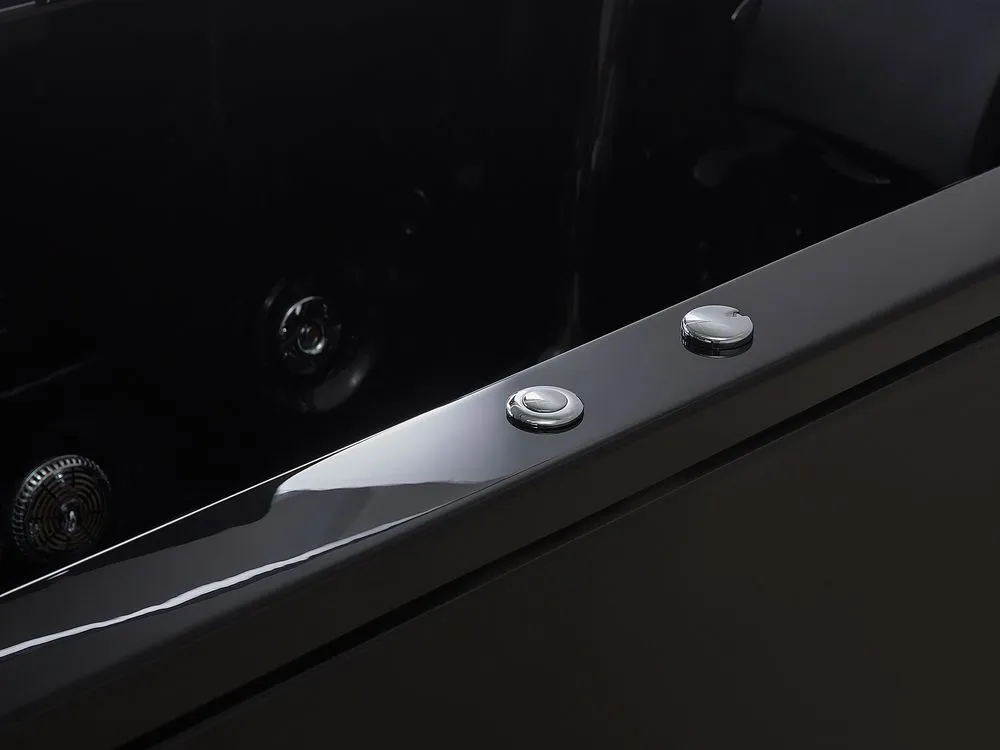 Vasca da bagno idromassaggio versione destra color nero 183 x 90 cm VARADERO