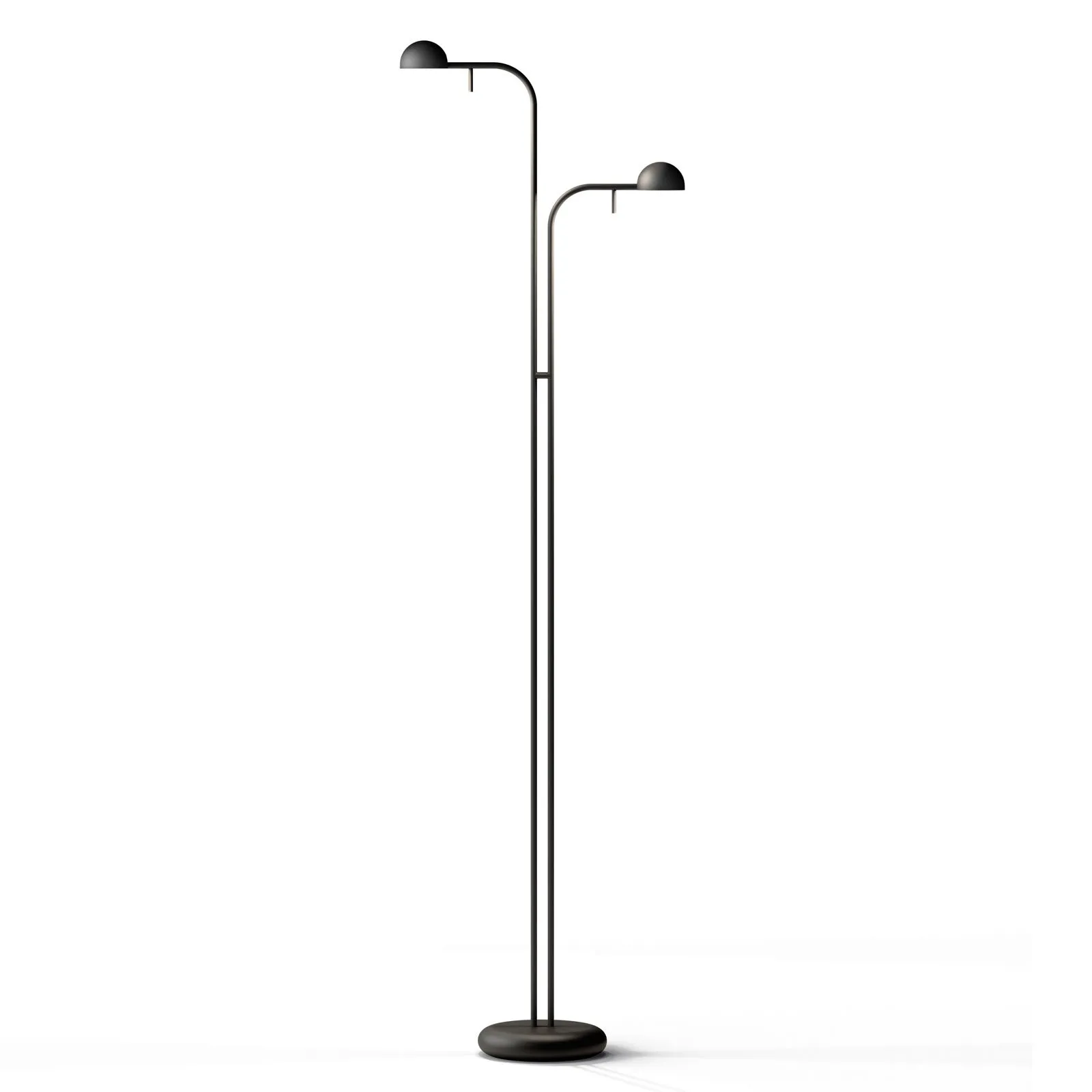 Vibia Pin 1665 Piantana LED, 125 cm, nero