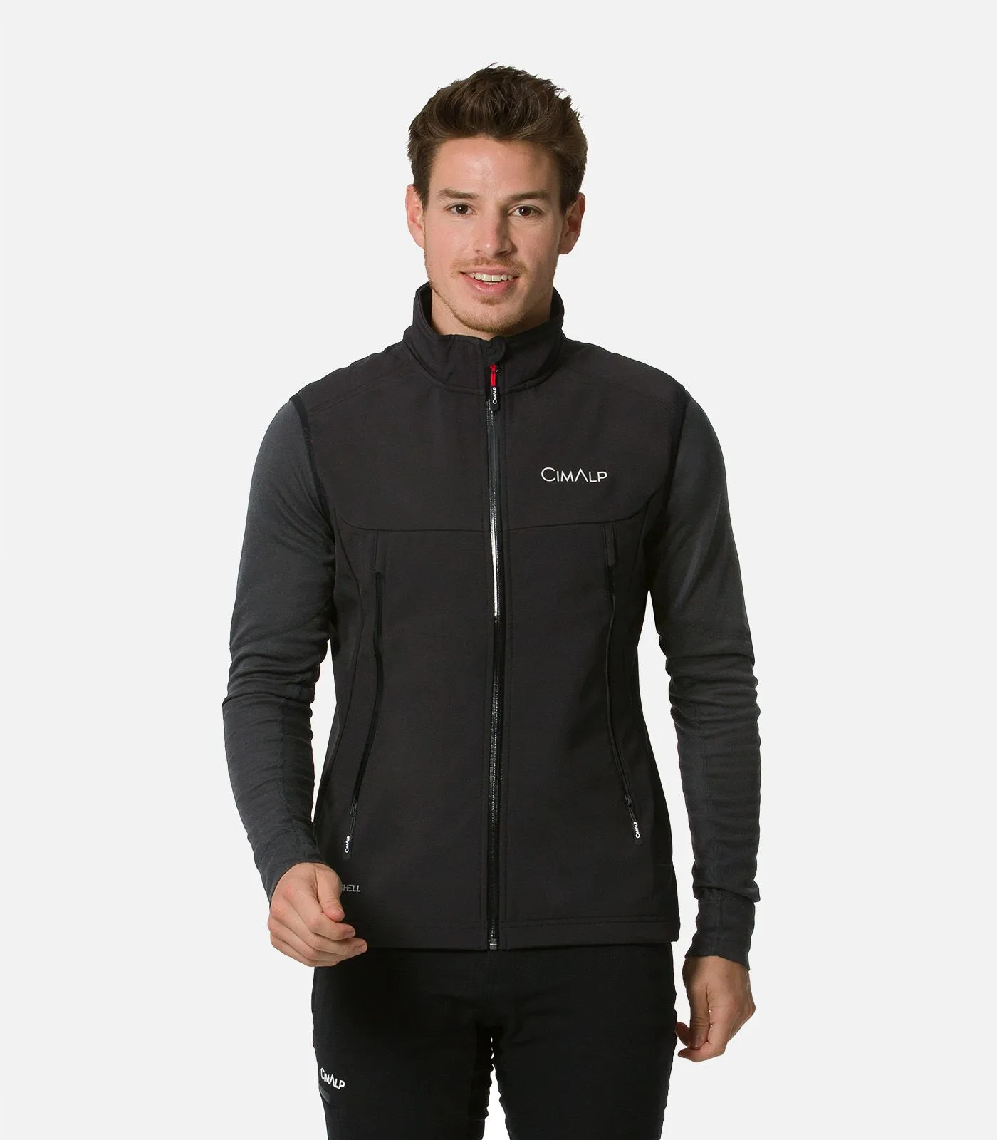 VISO- Uomo Gilet Softshell - Senza cappuccio