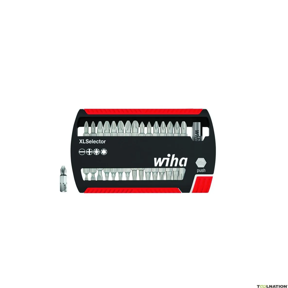 Wiha 29417 Set di bit XLSelector Standard 25 mm assortiti 31 pezzi 1/4" ()