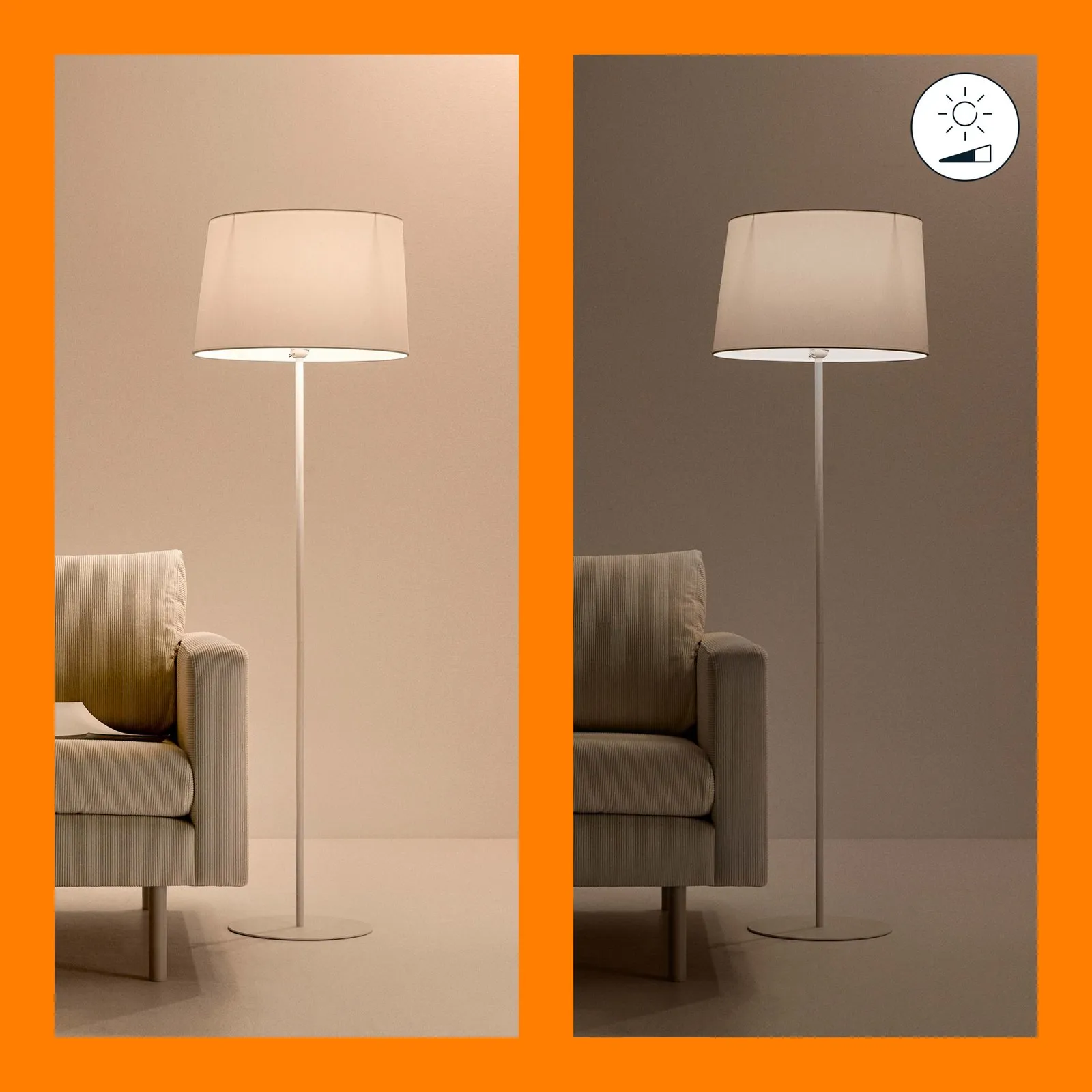 WiZ P45 Lampadina LED E27 4,9 W a goccia satinata RGBW