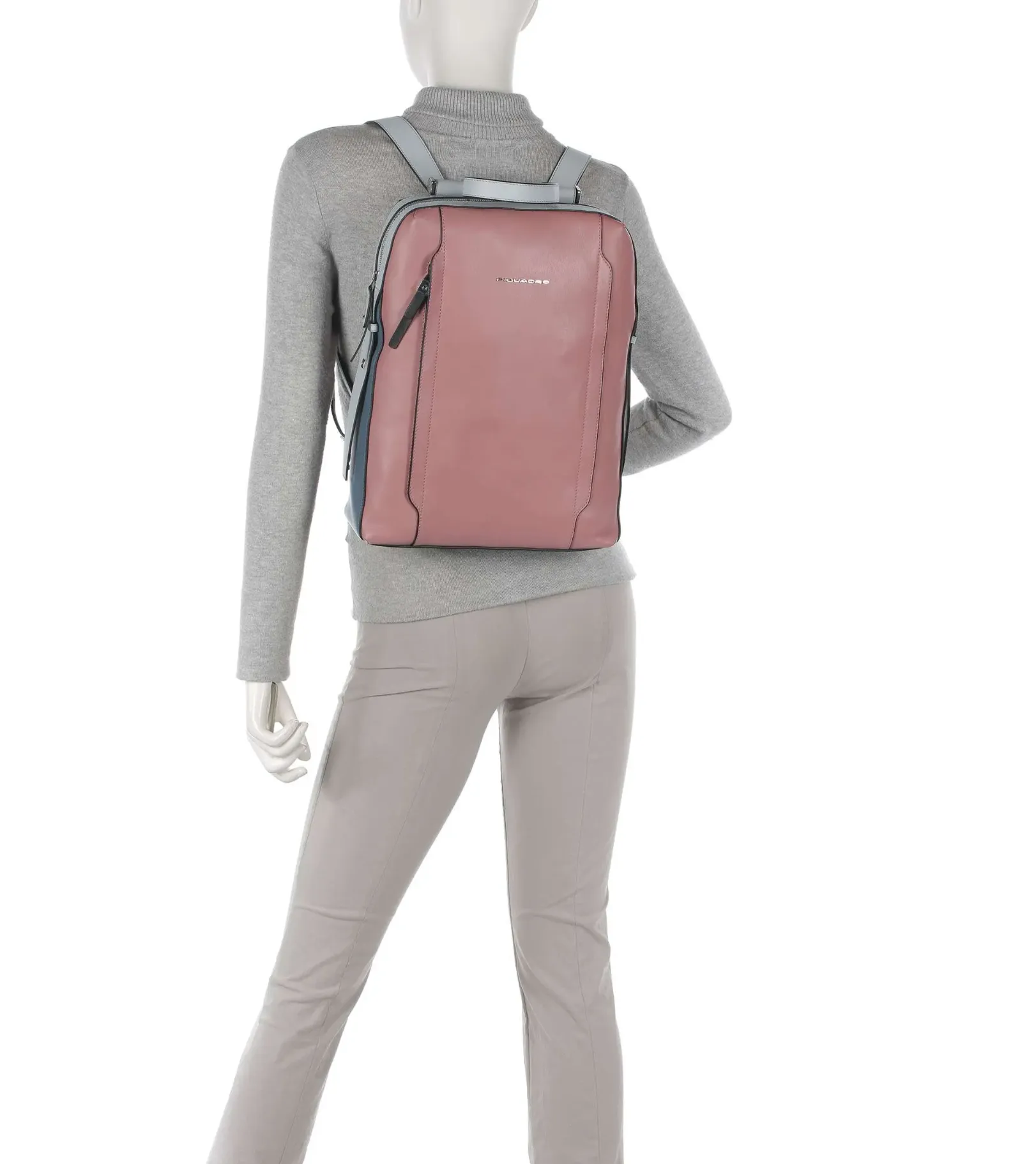 Zaino Donna PIQUADRO Porta Computer in Pelle Rosa Linea Circle - CA4576W92