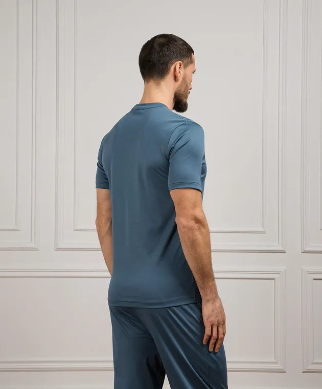 Zimmerli Maglietta blu 2861447