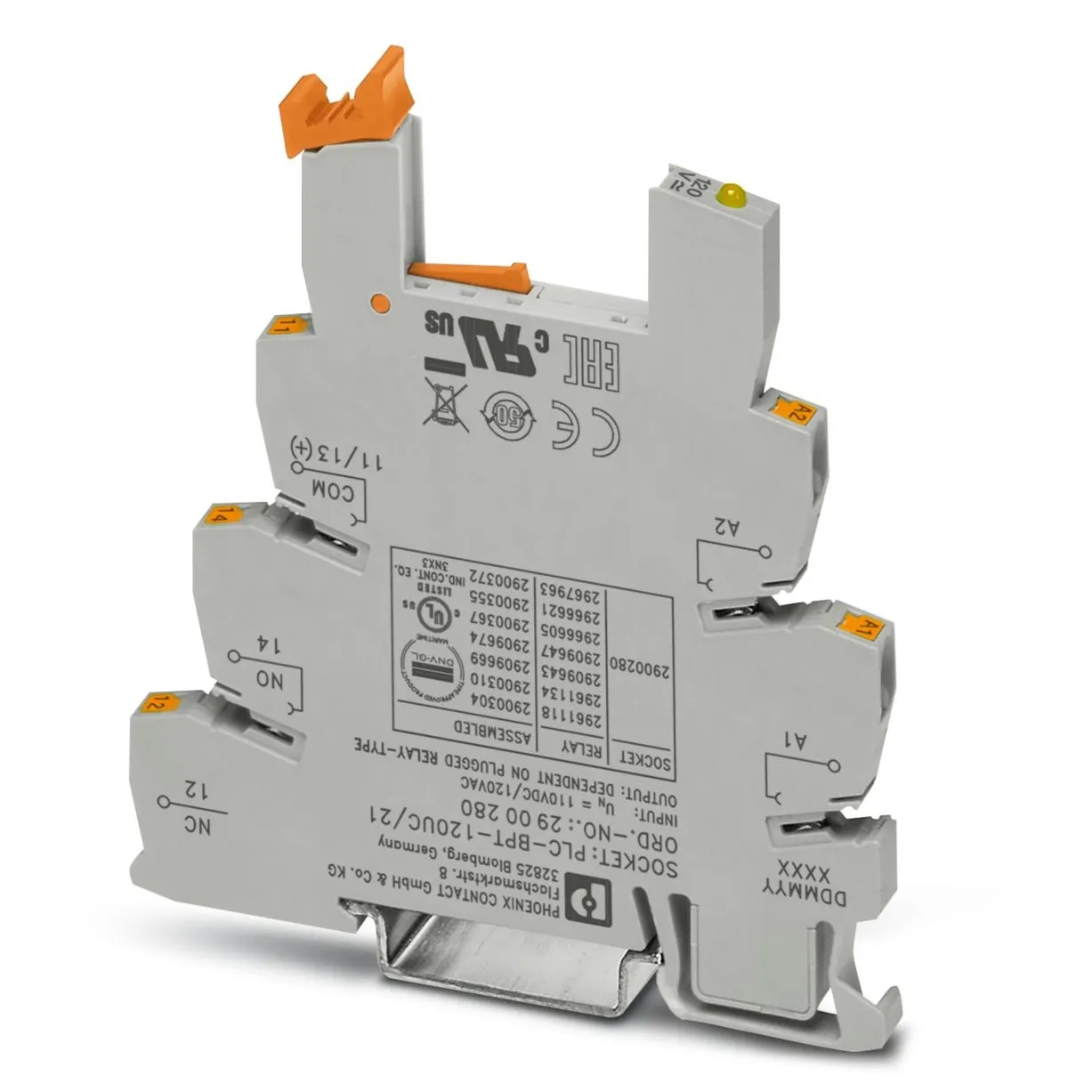 Zoccolo Phoenix Contact PLC-BPT-120UC/21